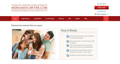 Desktop Screenshot of mdfamilylawyer.com